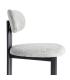 SILLA GRIS TEJIDO-METAL 50 X 47 X 81 CM