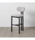 TABURETE 75CM GRIS TEJIDO-METAL 50 X 47 X 109 CM