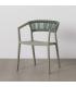 SILLA APILABLE VERDE POLIPROPILENO 56 X 52 X 76 CM