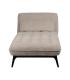 CHAISE-LOUNGER TAUPE TEJIDO-METAL 168 X 90 X 82 CM