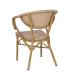 SILLA BEIGE ALUMINIO-TEXTILENO EXTERIOR 57 X 58,50 X 82 CM