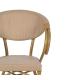 SILLA BEIGE ALUMINIO-TEXTILENO EXTERIOR 57 X 58,50 X 82 CM