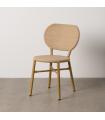 SILLA BEIGE ALUMINIO-TEXTILENO EXTERIOR 47 X 60 X 79 CM
