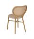 SILLA BEIGE ALUMINIO-TEXTILENO EXTERIOR 47 X 60 X 79 CM