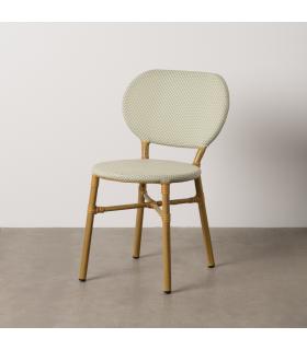 SILLA AGUAMARINA ALUMINIO-TEXTILENO 47 X 60 X 79 CM