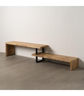 MUEBLE AUXILIAR MARRÓN-NEGRO 265 X 40 X 50 CM