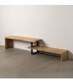 MUEBLE AUXILIAR MARRÓN-NEGRO 265 X 40 X 50 CM