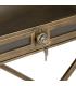MESA ORO METAL-CRISTAL 61 X 36 X 59 CM