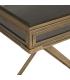 MESA ORO METAL-CRISTAL 61 X 36 X 59 CM