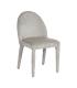 SILLA BEIGE TEJIDO-METAL 47 X 61,50 X 85 CM