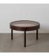MESA CENTRO MARRÓN OSCURO 75 X 75 X 46 CM