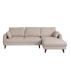 SOFÁ CHAISE LONGUE BEIGE TEJIDO-MADERA 240 X 155 X 86 CM