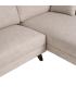 SOFÁ CHAISE LONGUE BEIGE TEJIDO-MADERA 240 X 155 X 86 CM